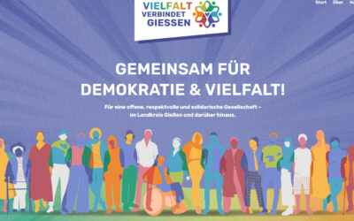 Vielfalt verbindet Gießen – Posteraktion und Demokratiefest
